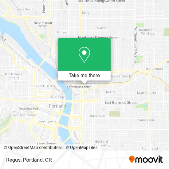 Regus map
