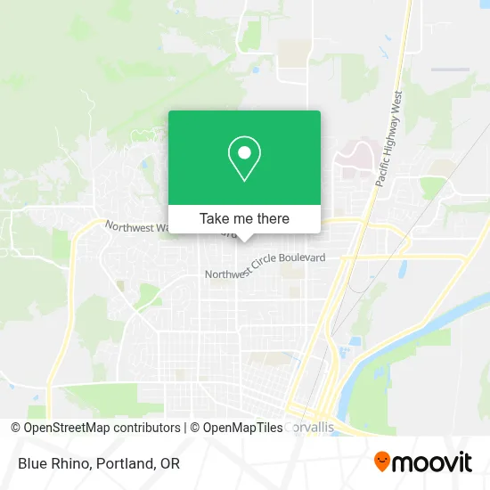 Blue Rhino map