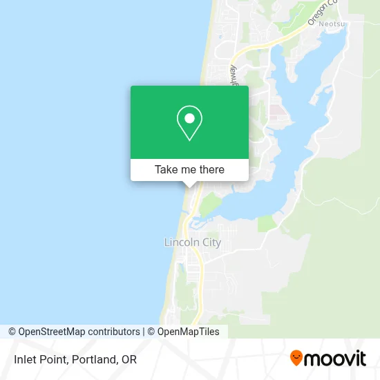 Inlet Point map