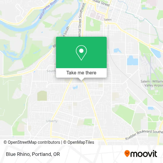 Blue Rhino map