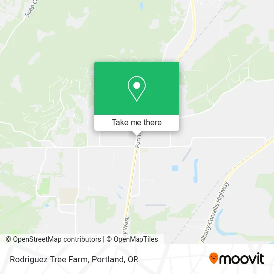 Rodriguez Tree Farm map