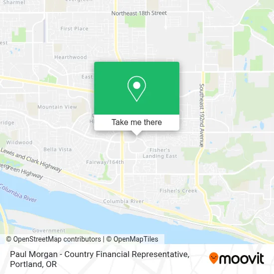 Paul Morgan - Country Financial Representative map