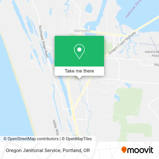 Oregon Janitorial Service map