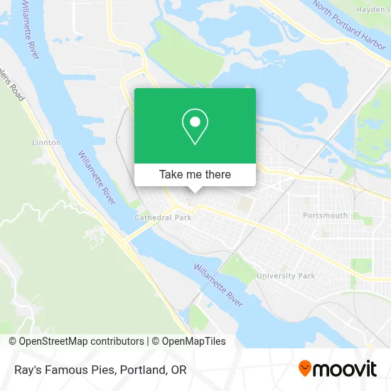 Ray's Famous Pies map