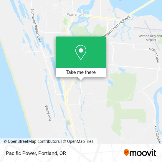 Pacific Power map