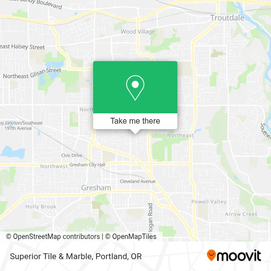 Superior Tile & Marble map