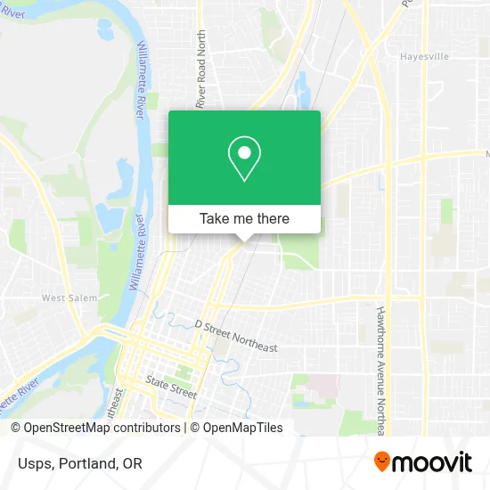 Usps map