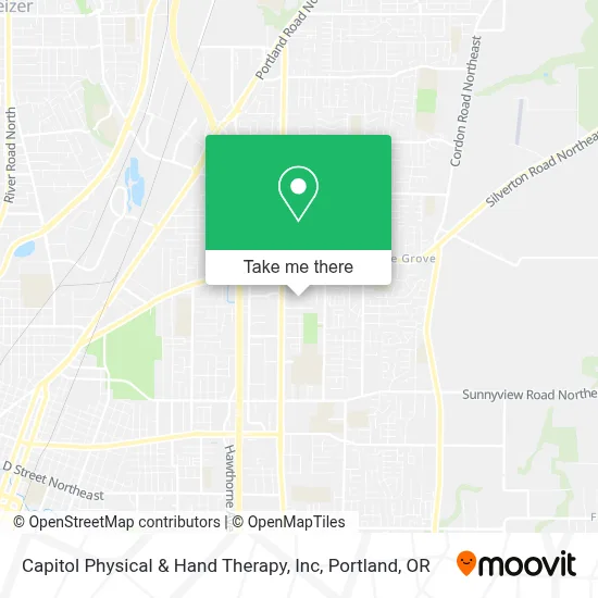 Capitol Physical & Hand Therapy, Inc map