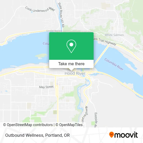 Outbound Wellness map