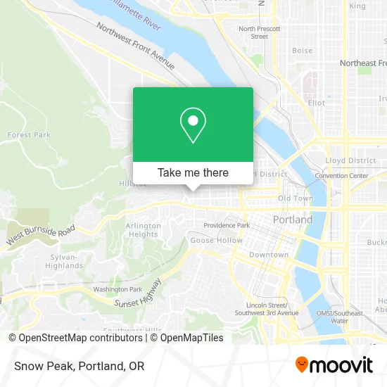 Snow Peak map