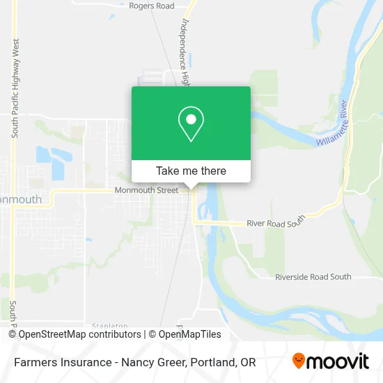 Farmers Insurance - Nancy Greer map