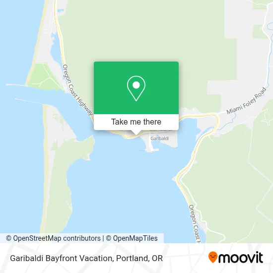Garibaldi Bayfront Vacation map