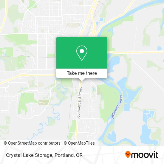 Crystal Lake Storage map