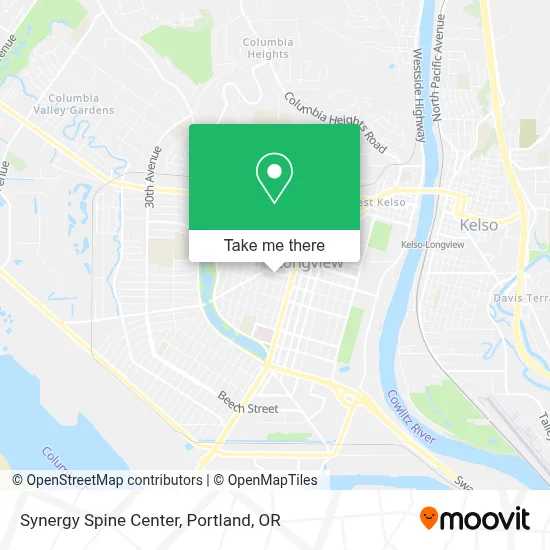 Synergy Spine Center map