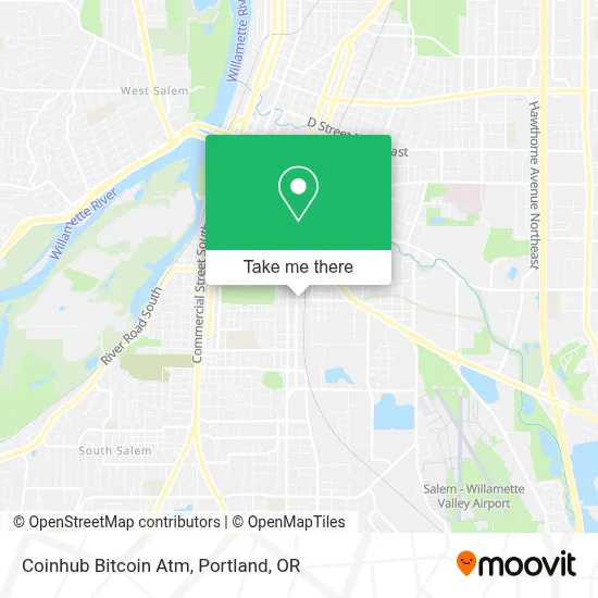 Coinhub Bitcoin Atm map
