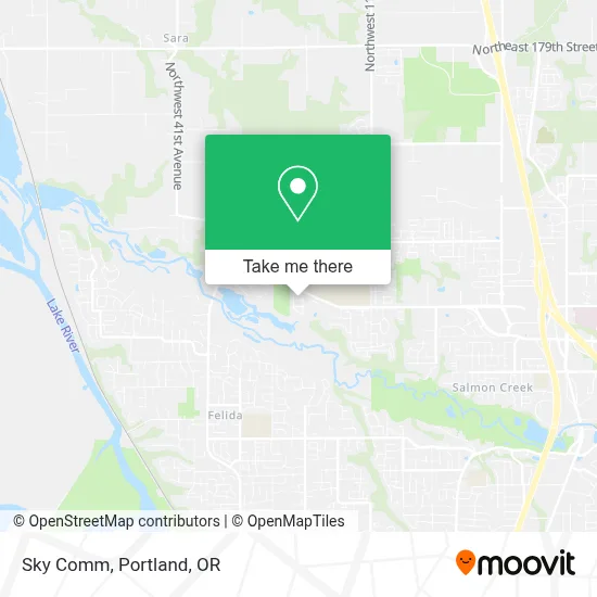 Sky Comm map