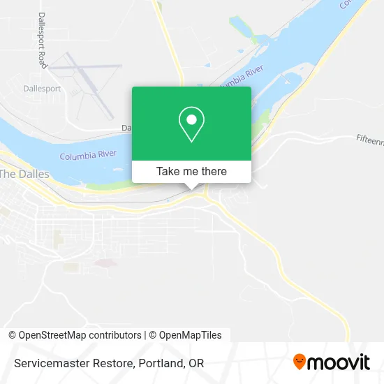 Servicemaster Restore map
