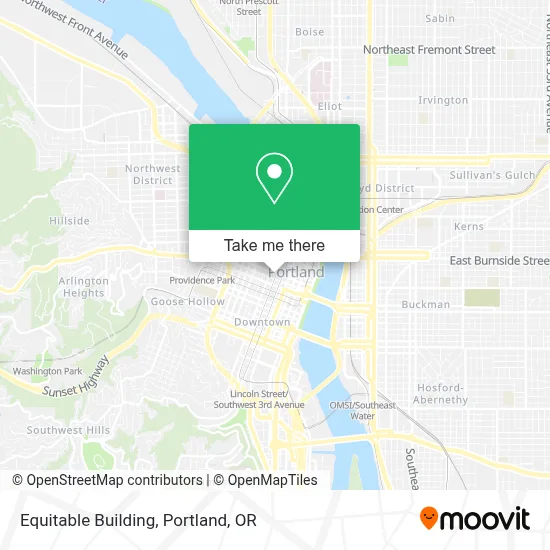 Equitable Building map