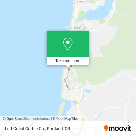 Left Coast Coffee Co. map