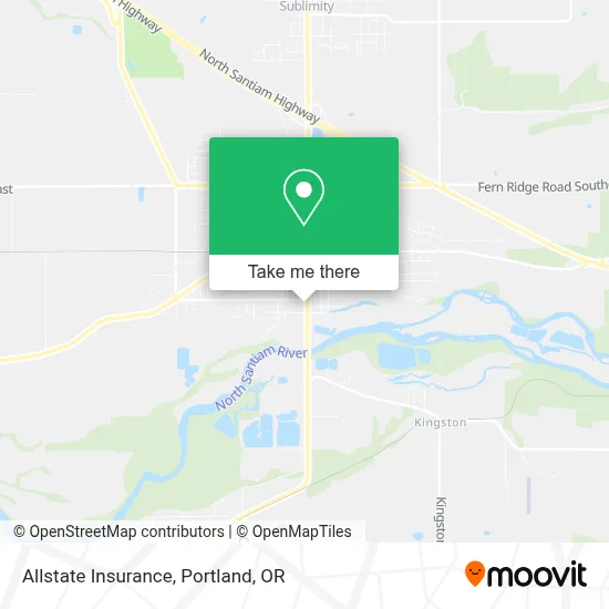Allstate Insurance map