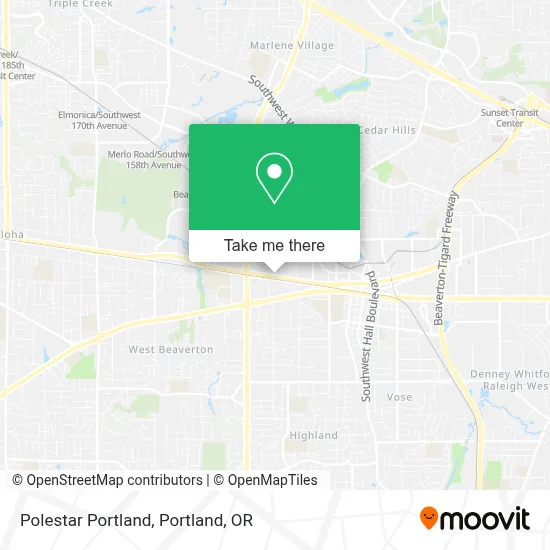 Polestar Portland map