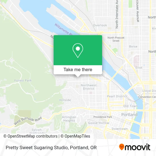 Pretty Sweet Sugaring Studio map