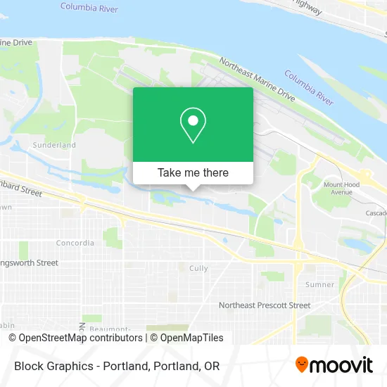 Block Graphics - Portland map