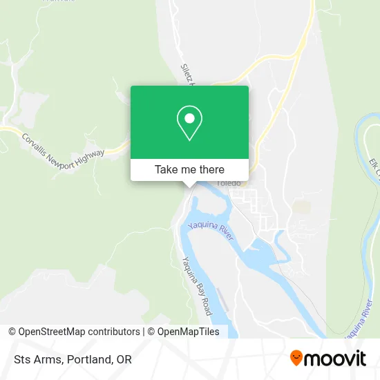 Sts Arms map