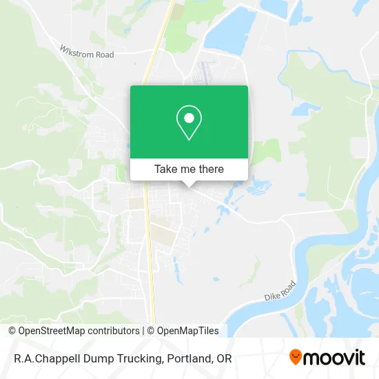 R.A.Chappell Dump Trucking map