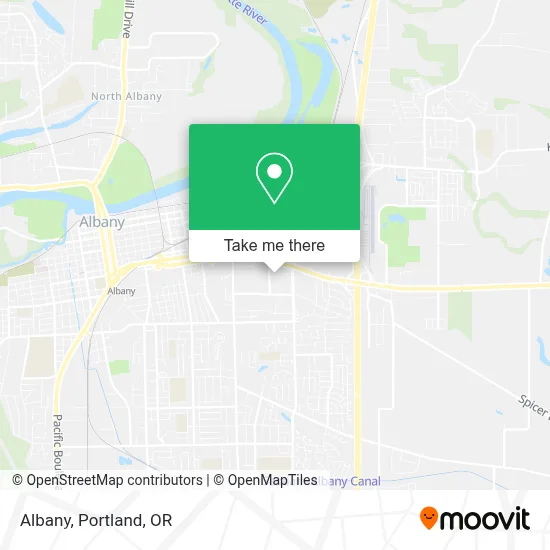 Albany map