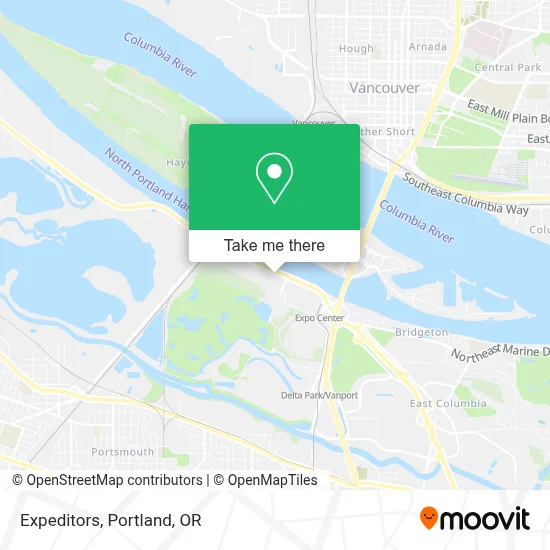 Expeditors map