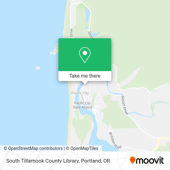 South Tillamook County Library map