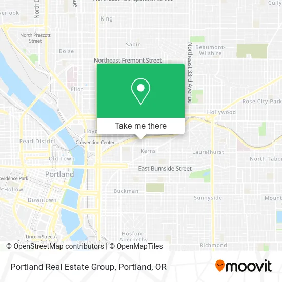 Portland Real Estate Group map