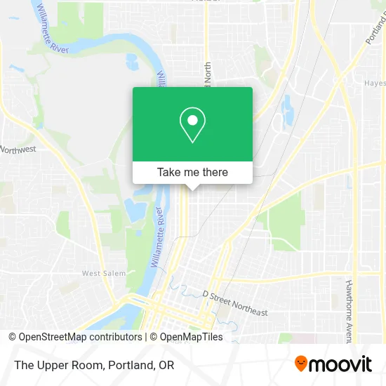 The Upper Room map