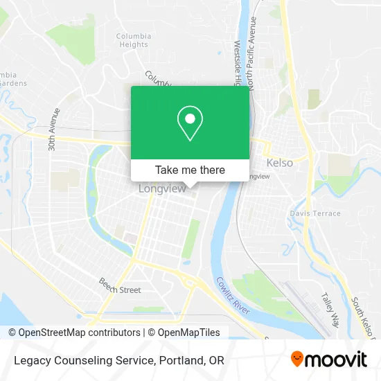 Legacy Counseling Service map