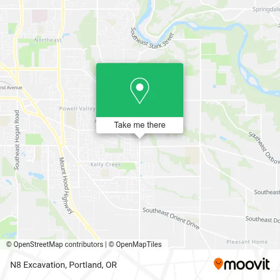 N8 Excavation map
