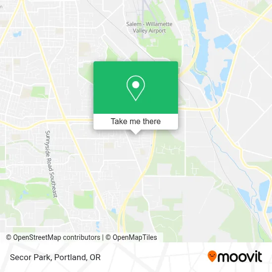 Secor Park map