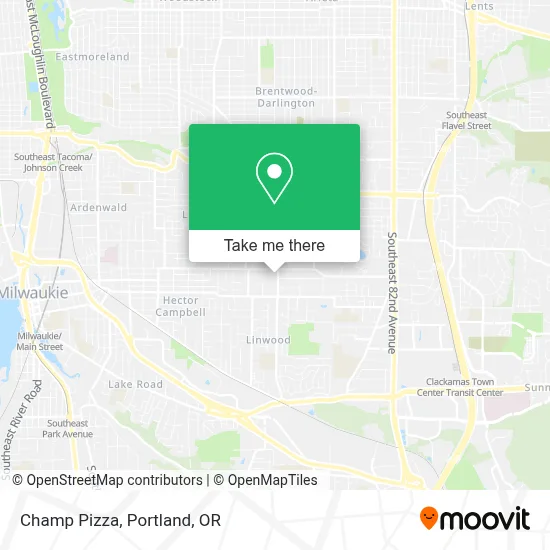 Champ Pizza map