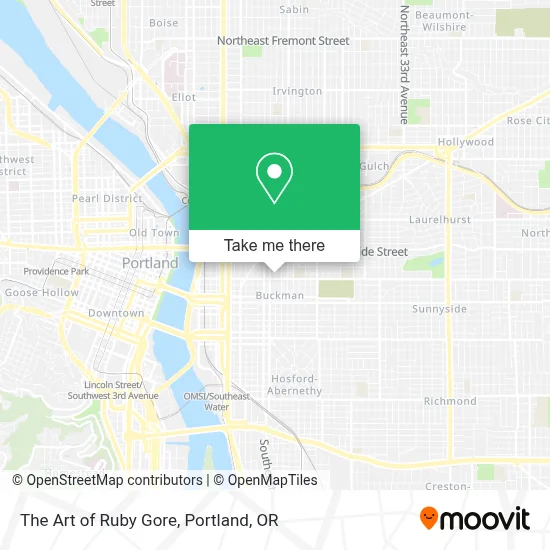 The Art of Ruby Gore map
