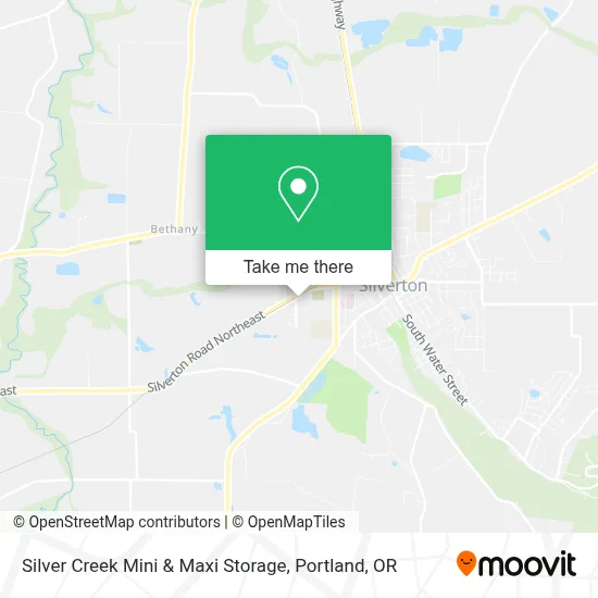 Silver Creek Mini & Maxi Storage map