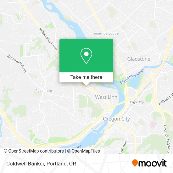 Coldwell Banker map
