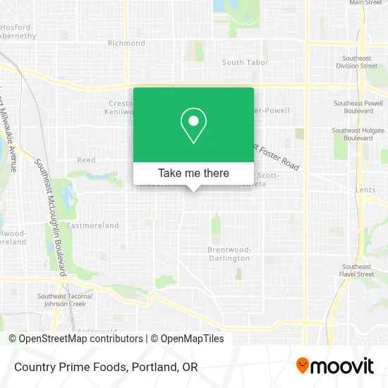 Country Prime Foods map