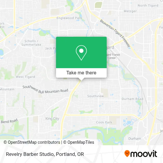 Revelry Barber Studio map