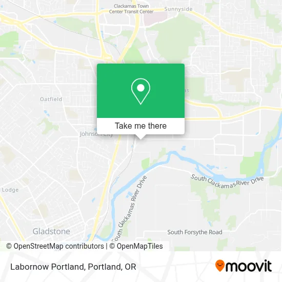 Labornow Portland map