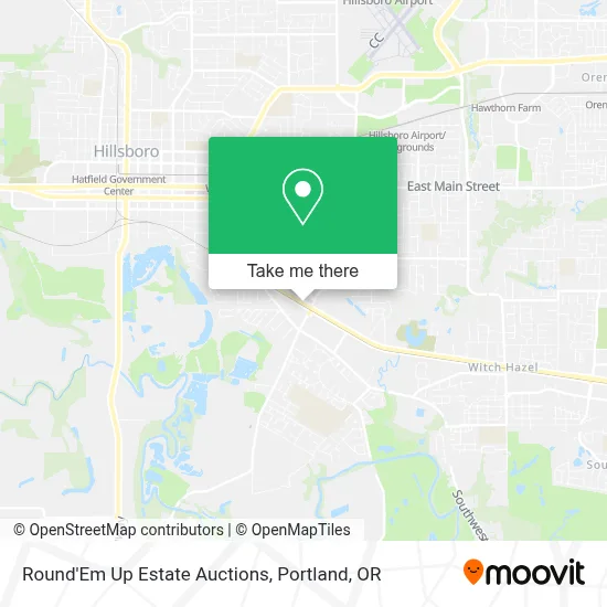 Round'Em Up Estate Auctions map
