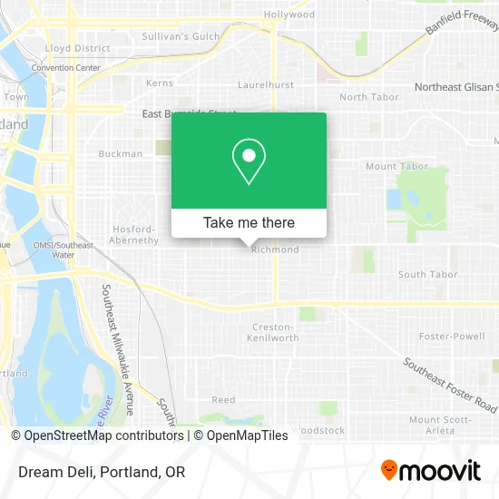 Dream Deli map