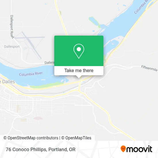 76 Conoco Phillips map