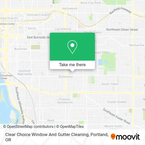 Clear Choice Window And Gutter Cleaning map