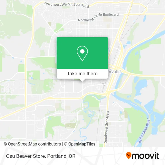 Osu Beaver Store map