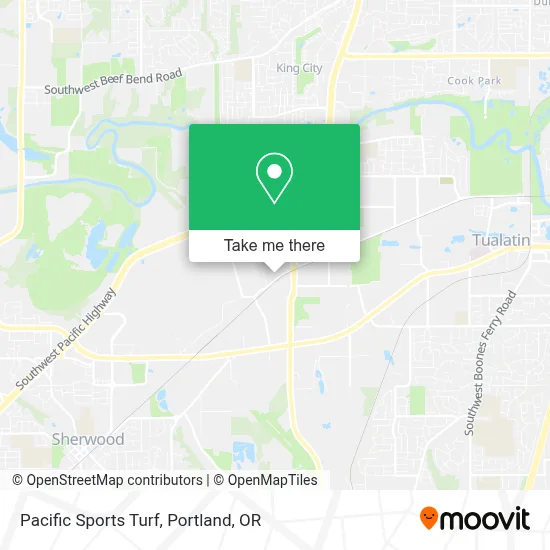 Pacific Sports Turf map